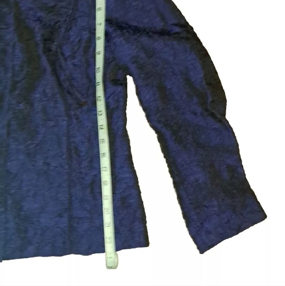 Chico's | Blue and Black Zip Up Jacket Size 1 (US 8/10) B27#17 - Picture 5 of 5